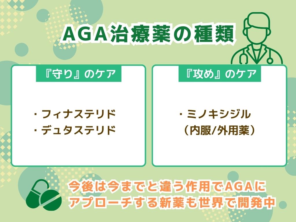 AGA治療薬とは?最先端の治療一覧
